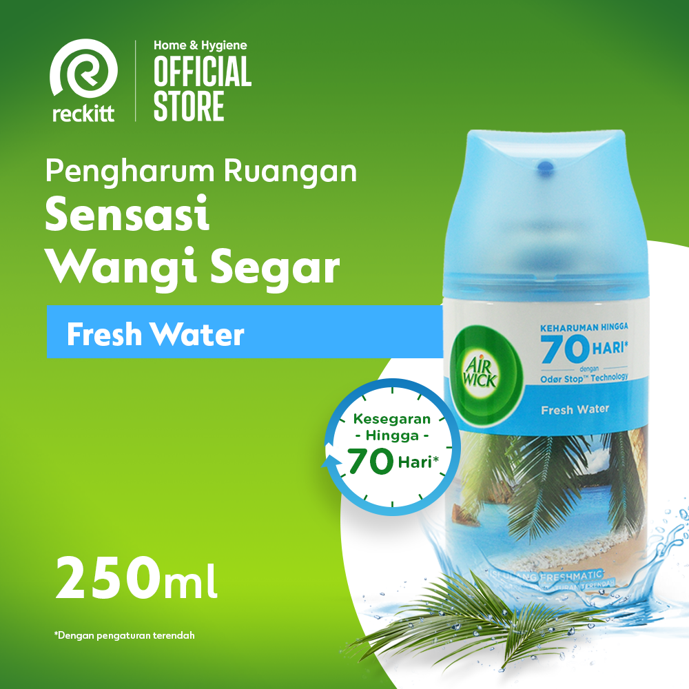 Jual Air Wick Fresh Water Automatic Spray Pengharum Ruangan [250 mL] di