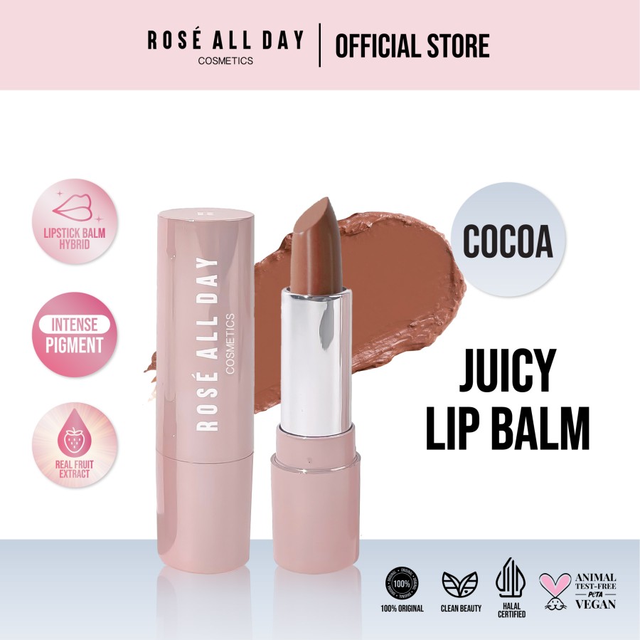 Promo Rosé All Day Juicy Lip Balm Diskon 45 di Seller