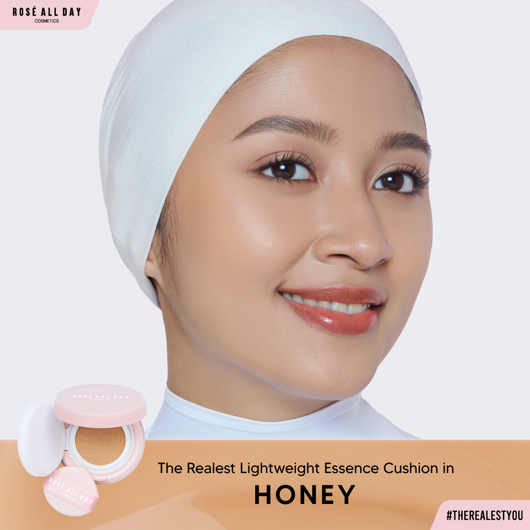 Promo Rosé All Day Cushion [15 Gr] Honey Diskon 20 Di Seller Rose