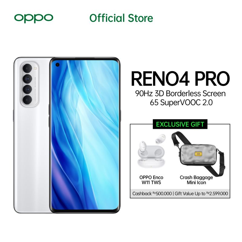 Jual Preorder - OPPO Reno4 Pro Smartphone [256GB/ 8GB