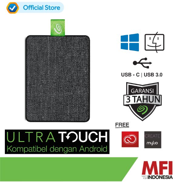 Jual Seagate Ultra Touch Ssd 500gb Eksternal Hardisk Portable Usb 3 0 Murah Mei 2021 Blibli