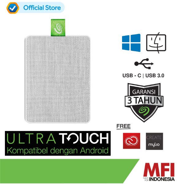 Jual Seagate Ultra Touch Ssd 500gb Eksternal Hardisk Portable Usb 3 0 Murah Mei 2021 Blibli