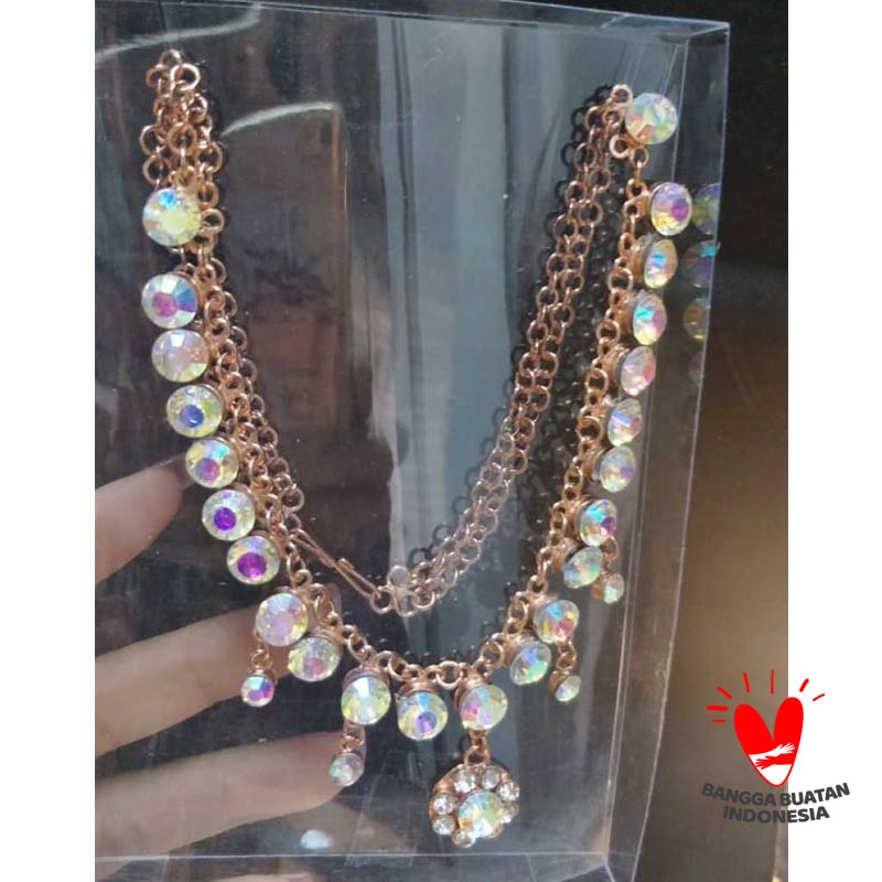 Jual Kalung Nagita Warna Rose Gold Aksesories Pengantin Wanita Cantik Murah Juni 2021 Blibli