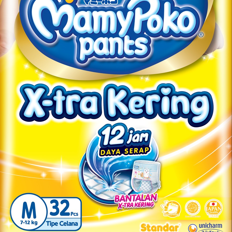 Promo Mamypoko Pants Xtra Kering M [32 Pcs] Diskon 13 di Seller KBaby Official Store Gudang