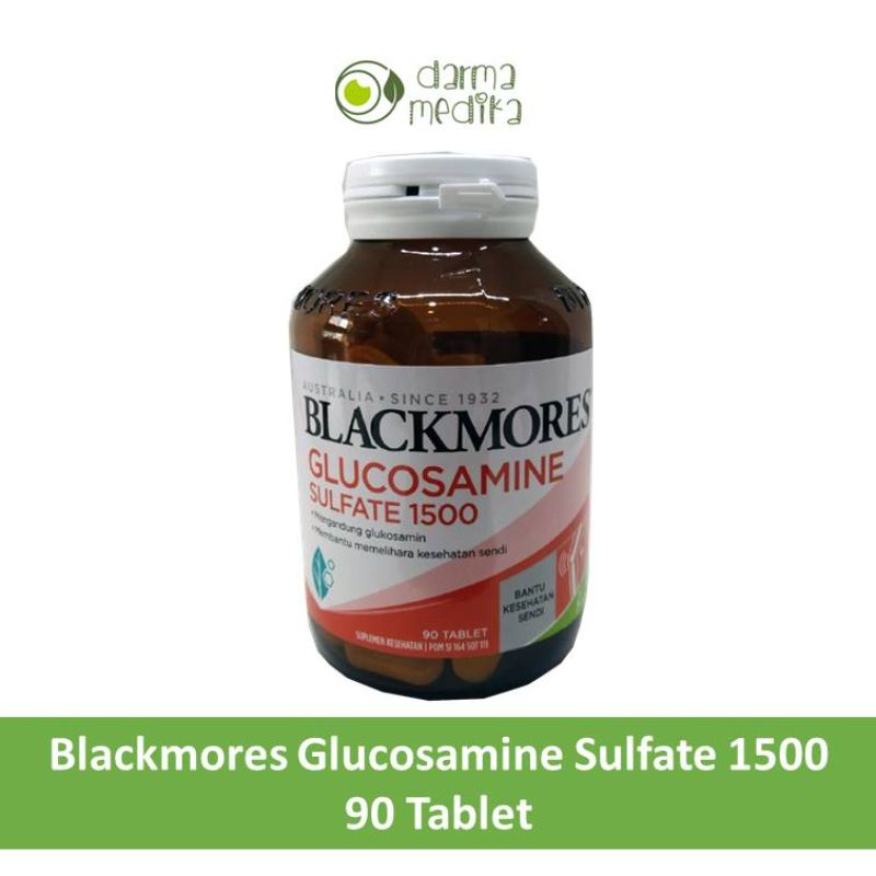 Blackmores Glucosamine Sulfate 1500 90 Tabs Terbaru September 2021 Harga Murah Kualitas Terjamin Blibli