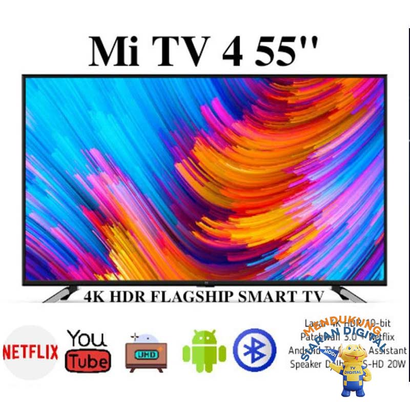 Jual Xiaomi Smart Tv Android 55 Inch Garansi Resmi Wifi Youtube Internet Mirroring Khusus Kota Cirebon Dan Wilayah 3 Cirebon Ciayumajakuning Terbaru Juni 2021 Blibli