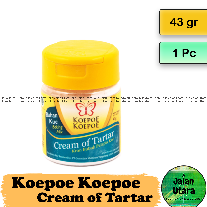 Jual Koepoekoepoe Cream Of Tartar [43gr] Krim Tartar Pelapis Kue