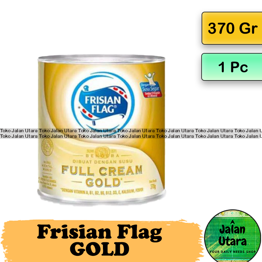 Jual Frisian Flag Gold Kental Manis 370gr Susu Bendera Kaleng Jalan Utara Murah Mei 2021 Blibli
