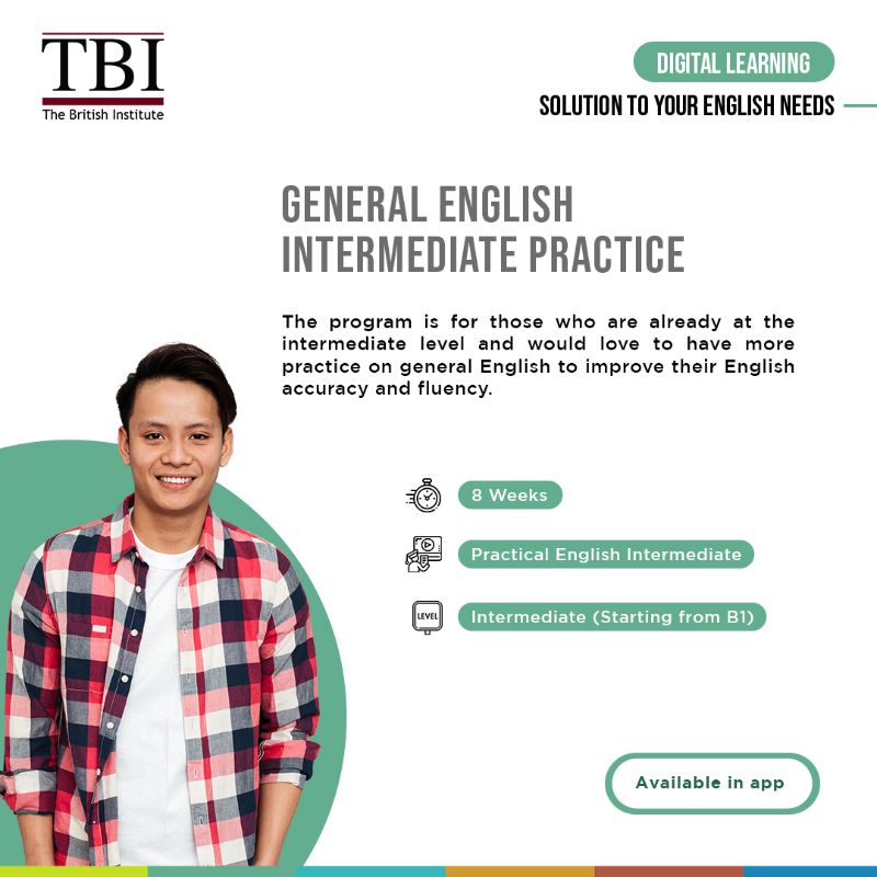 Jual TBI Digital Learning Programs - General English Intermediate