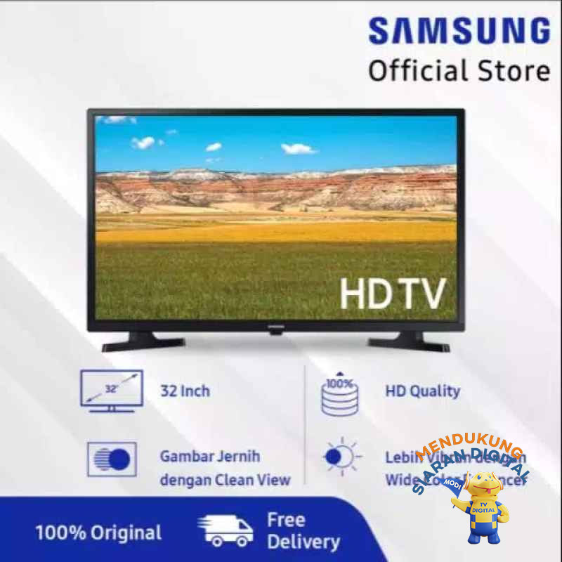 Promo Samsung Ua32t4003akxxd Led Tv [32 Inch] Digital Tv Seluruh