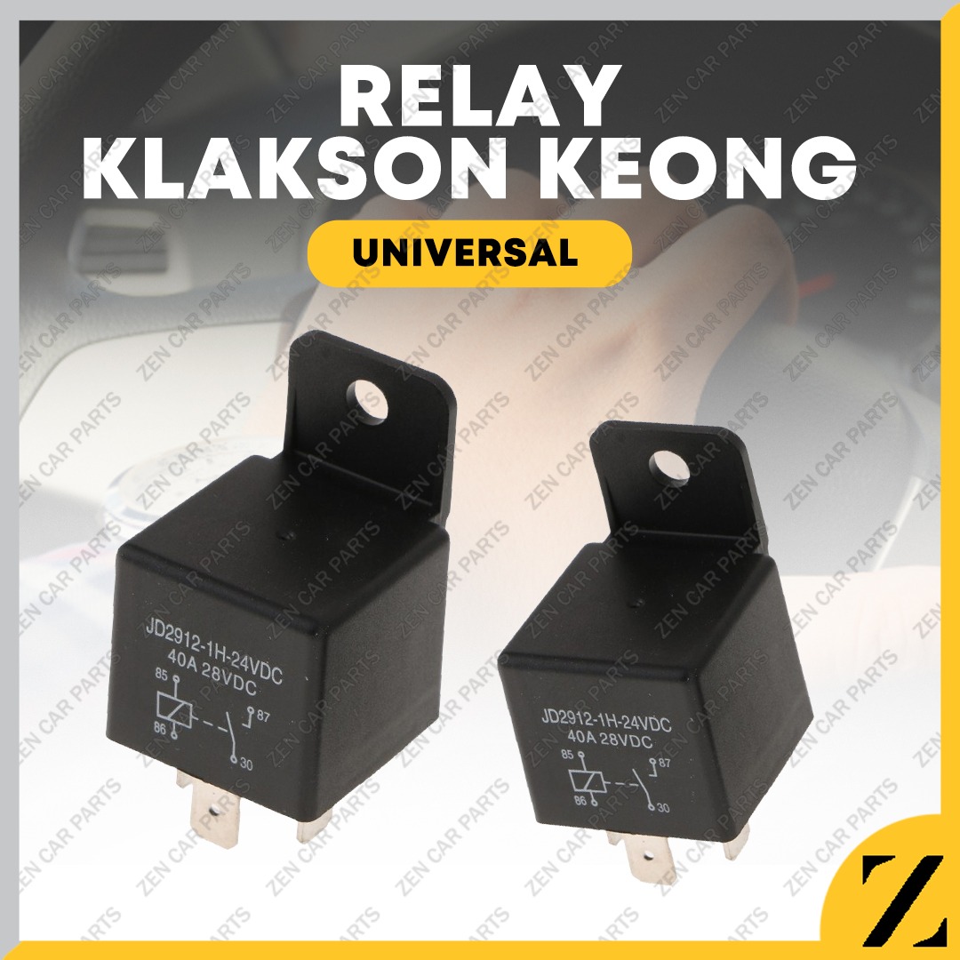 Jual Relay Klakson Keong Universal Motor Mobil 12v High Quality Hitam