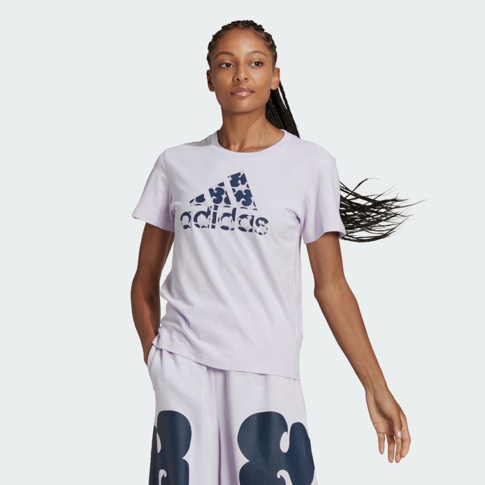 Promo adidas Marimekko Graphic T Shirt Baju Wanita HM8052 Diskon