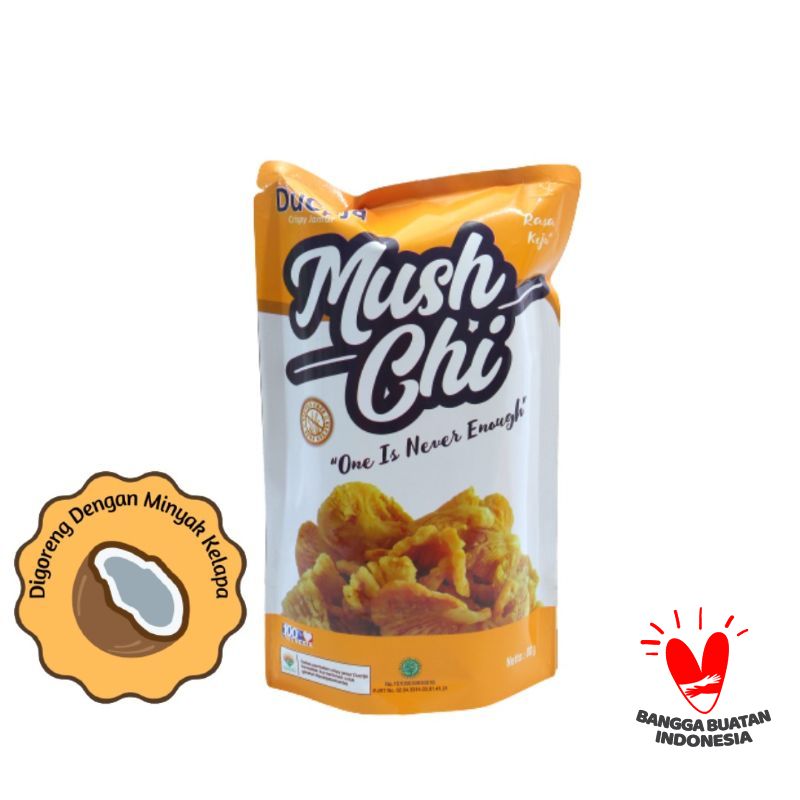Promo Ducrija Mush Chi jamur crispy Gluten Free rasa Keju di Seller