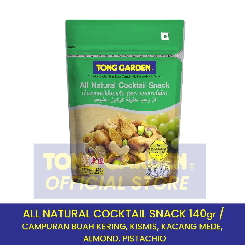 Promo Tong Garden All Natural Cocktail Snack [140g] Diskon 10 di