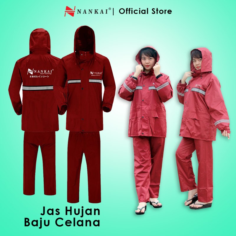 Promo Baju dan Celana Jas Hujan Nankai Diskon 64% di Seller Nankai