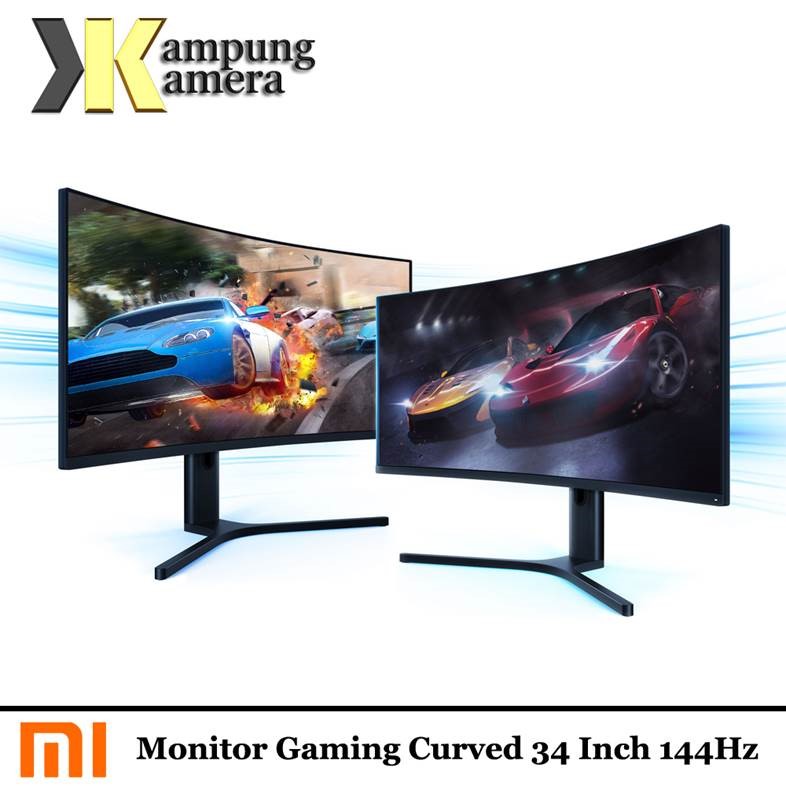 Promo Xiaomi Gaming Monitor Curved 34 Inch 144Hz WQHD 3440 * 1440 di