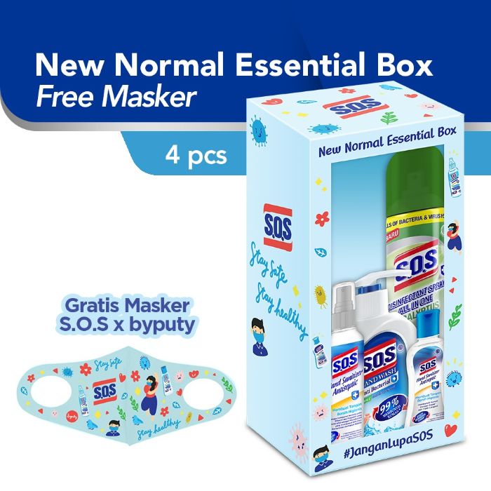 â Sos Paket New Normal Essential Box Free Masker Terbaru