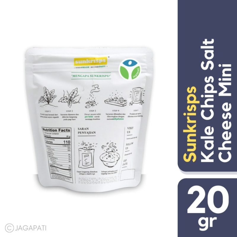 Jual Sunkrisps - Kale Chips Salt Cheese Mini di Seller ...