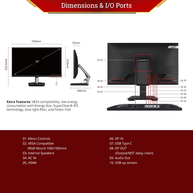 Promo Viewsonic Td2455 24 In Cell Touch Monitor Usb Type C Advanced Ergonomics 10 Point Touch Di Seller Viewsonic Official Store Kota Jakarta Pusat Dki Jakarta Blibli