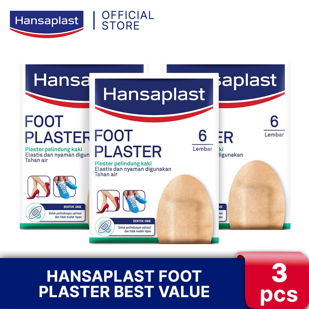 Jual Hansaplast Foot Plaster 6's Best Value di Seller Hansaplast Official Store Setu, Kota