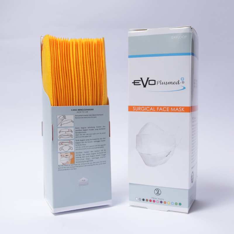 Promo Evo Plusmed+ Surgical Face Mask [1 box/ 25 pcs] - Kuning Diskon ...