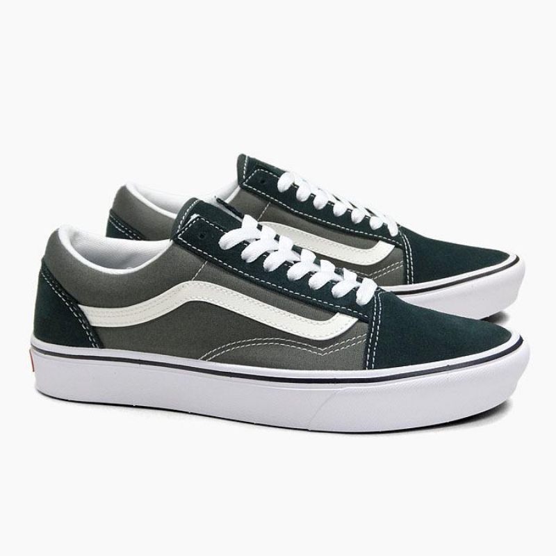 Jual Vans Comfycush Old Skool (suede Canvas) Thyme/scarab