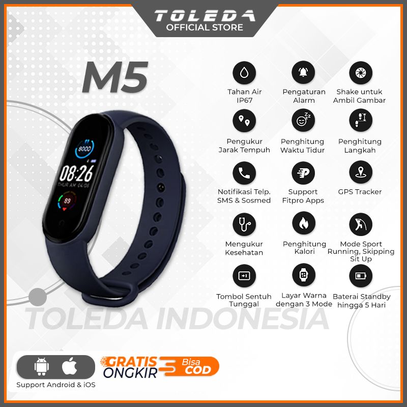 Harga smart bracelet m5 deals