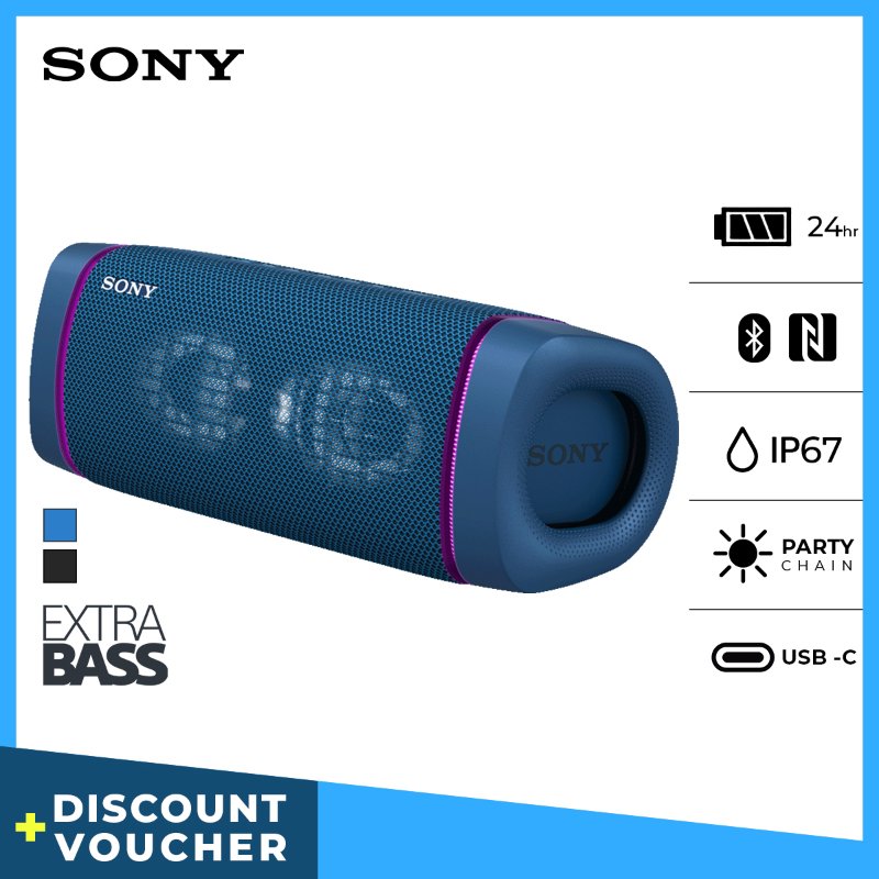 Promo SONY SRS-XB33 Speaker Bluetooth 