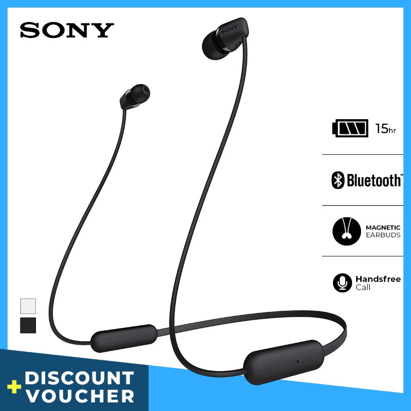 Sony bluetooth hotsell headset wi c200