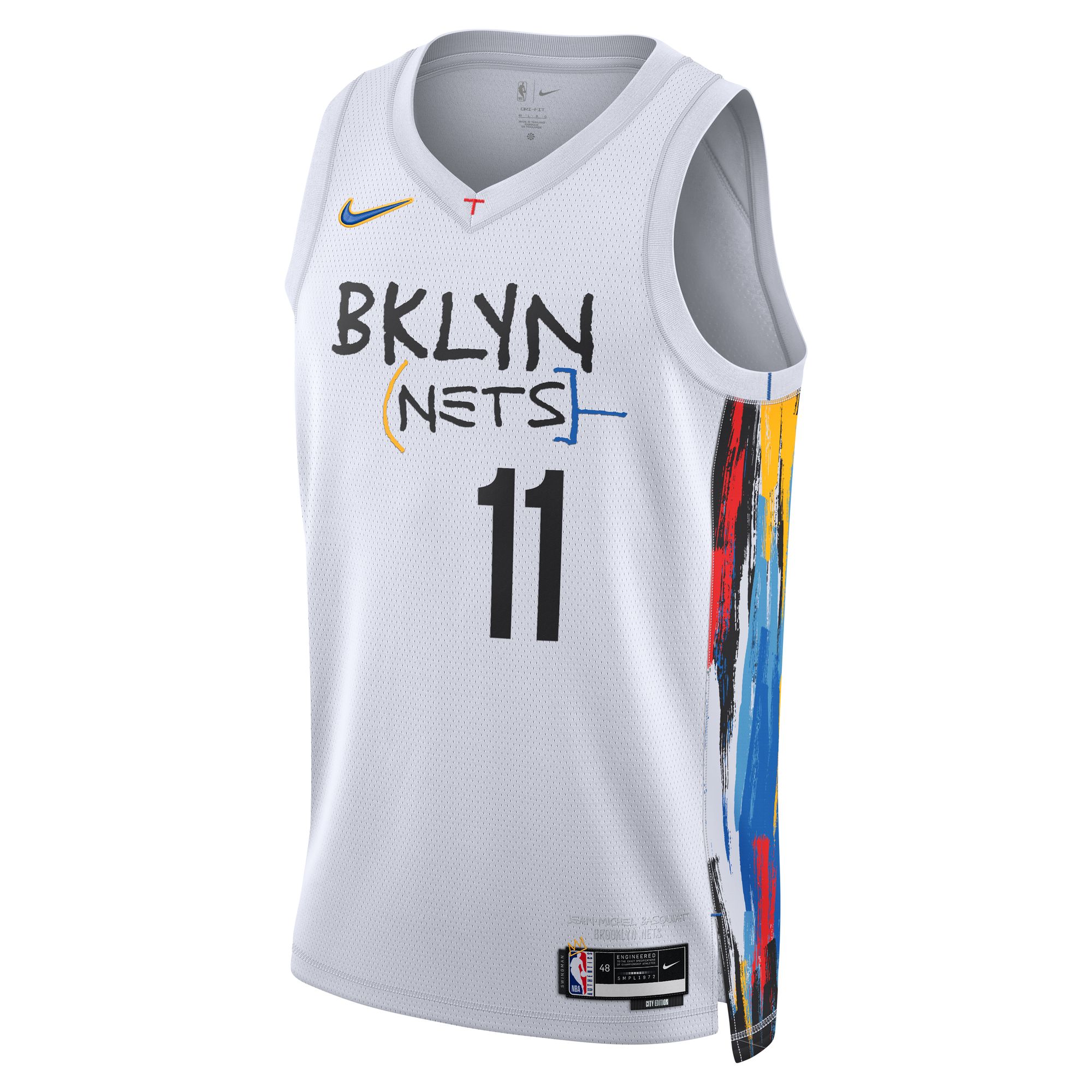 Jual NIKE Men Basketball Kyrie Irving Brooklyn Nets City Edition 22 ...