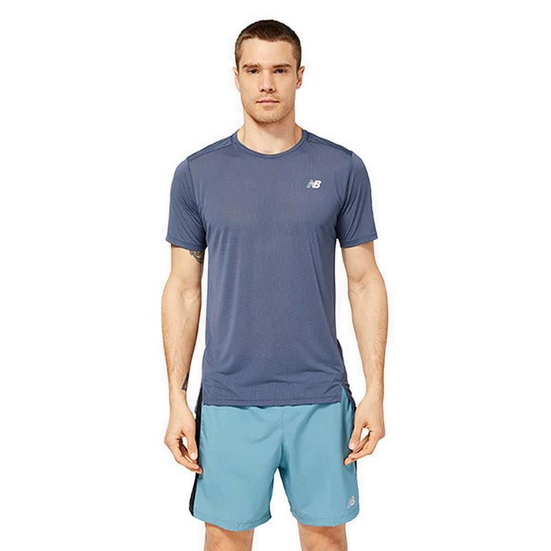 Jual New Balance Men Accelerate Short Sleeve Kaos Olahraga Pria ...