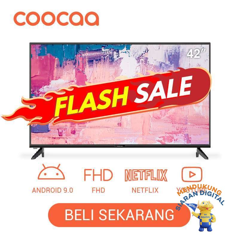 Jual Flash Sale Coocaa 42 Inch Smart Led Tv Android 9 Full Hd Netflix Youtube Wifi Model 42s3g Hitam Di Seller Coocaa Official Store Kota Jakarta Utara Dki Jakarta Blibli