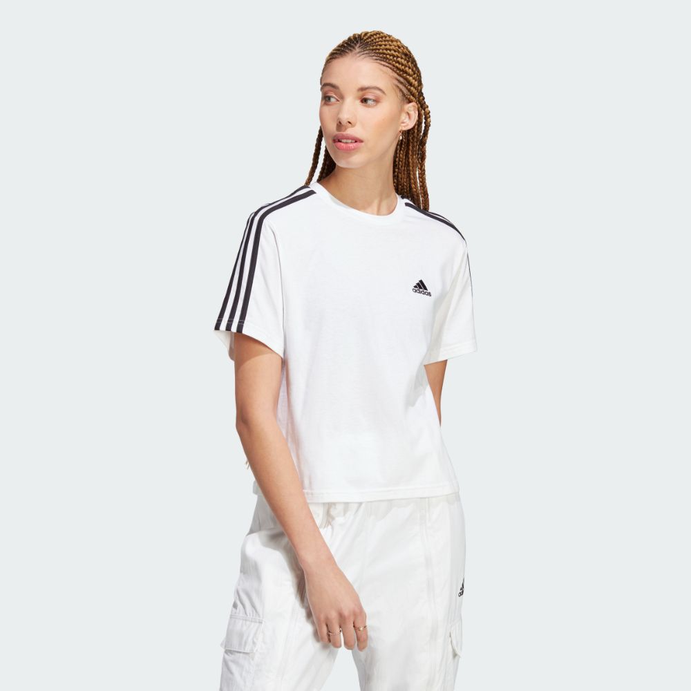 Jual Adidas Women Crop Top 3stripes Baju Wanita [hr4915] Di Seller