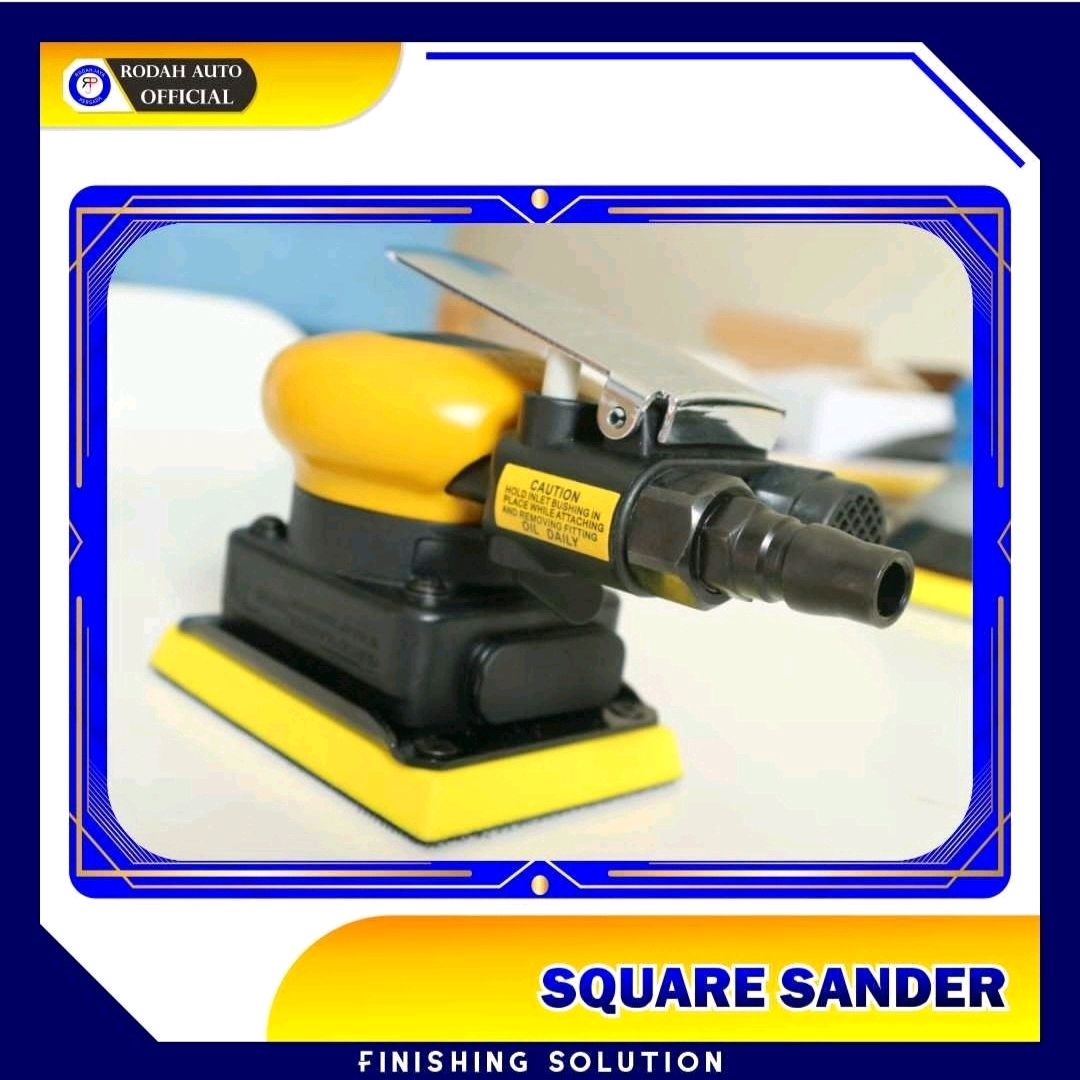 Jual Mesin Random Orbital Square Sander 3 x 4 inch Include Amplas Kovax