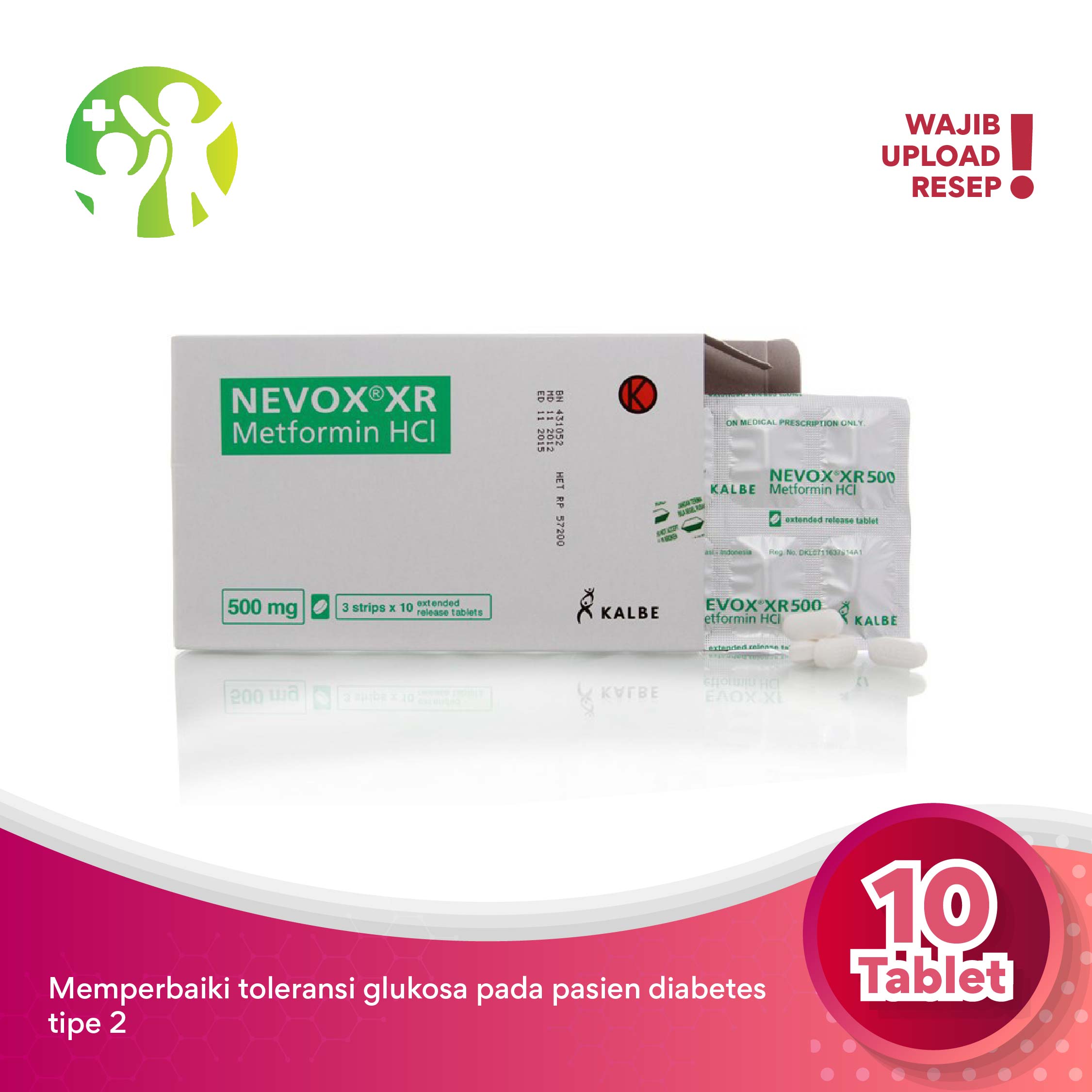 Jual Nevox Xr 500 Mg Obat Diabetes di Seller Sahabat Kesehatan