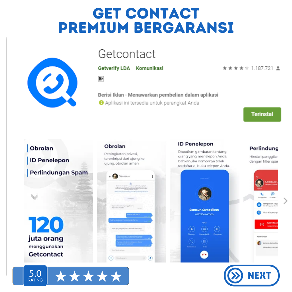 Jual Get Contact Premium Termurahh (baca Deskripsi Sebelum Order!) 3