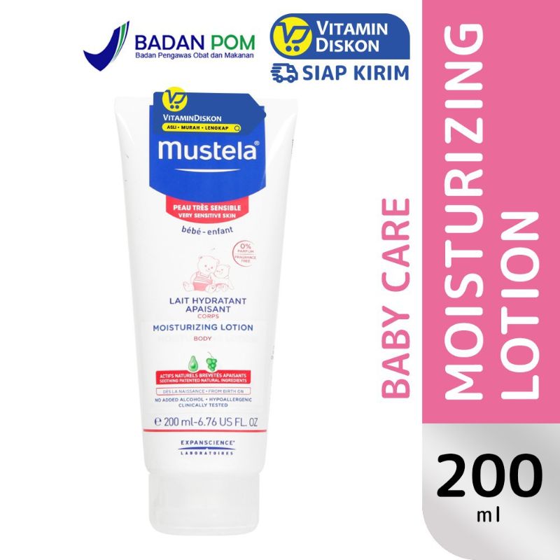 Jual Mustela Pereda Biang Keringat Bayi Soothing Moisturizing Lotion [200 mL] di Seller