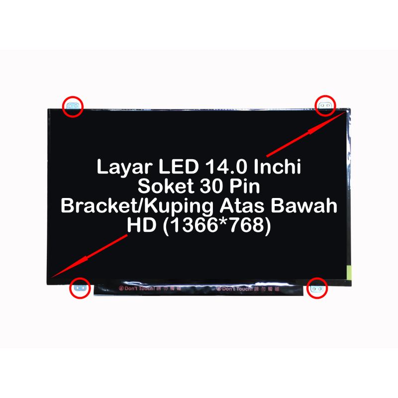 Lenovo Layar LED LCD Laptop Ideapad 310 