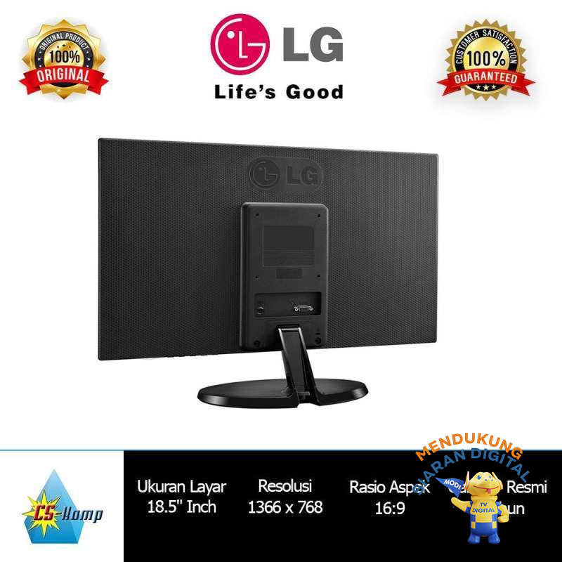 Monitor LED LG 19M38A-Bati | 18.5 Inch 