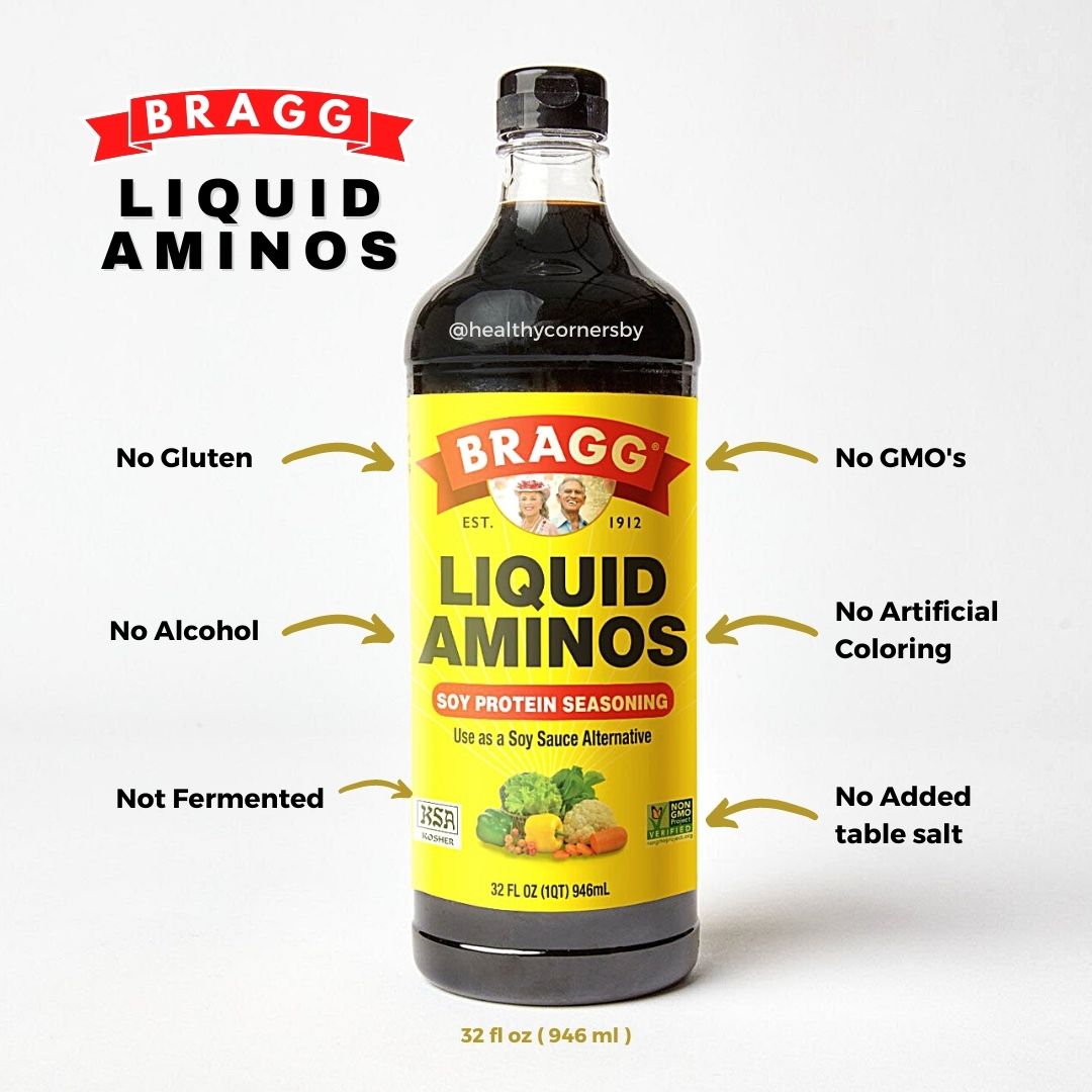 Braggs liquide aminos ingredients msg