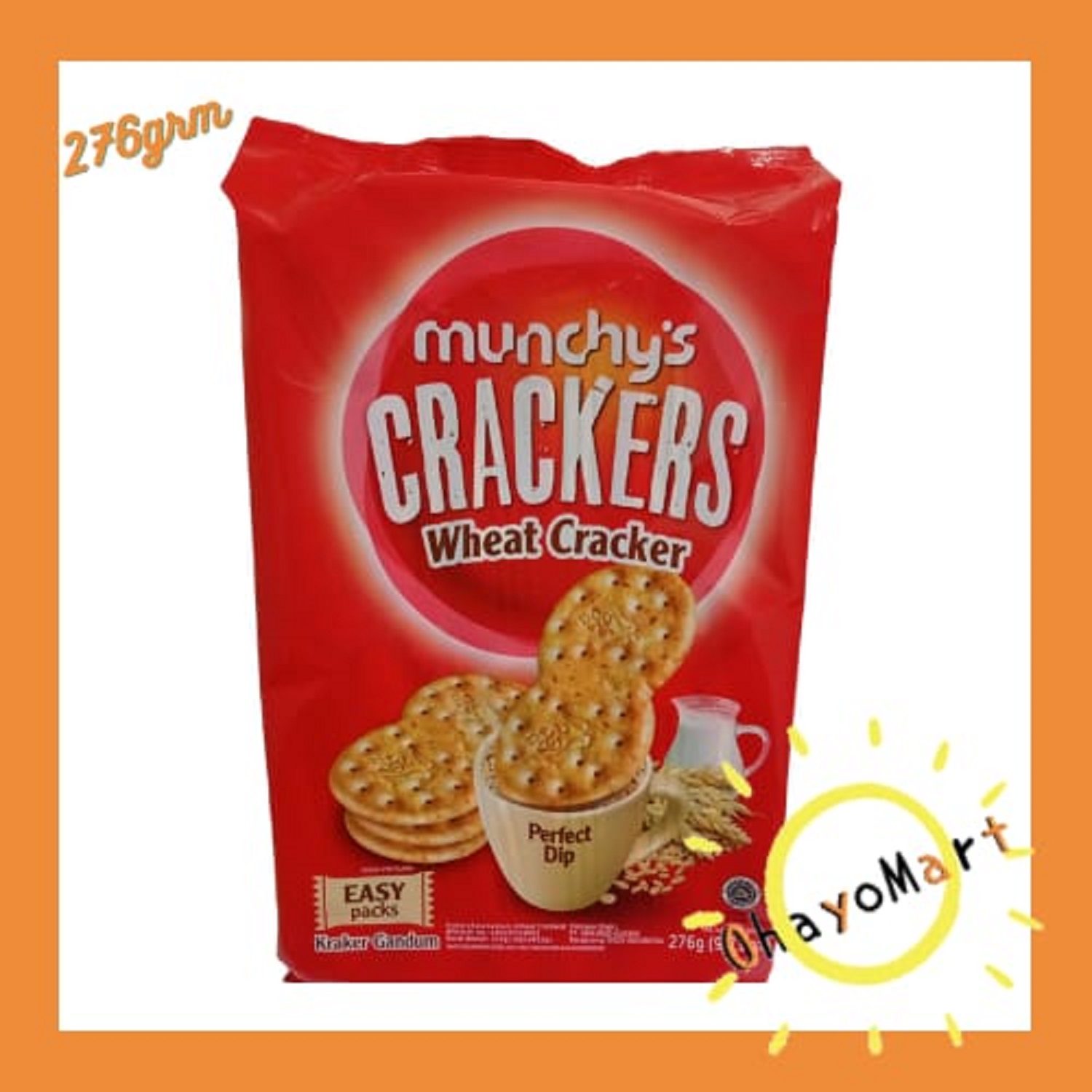 Jual Munchys Wheat Crackers/ Munchy's Kraker Gandum/ Wheat Biscuits