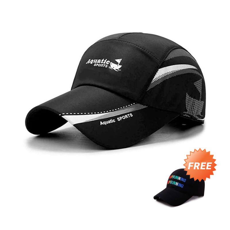 BUNDLING] AQUATIC BASEBALL CAP + FREE 
