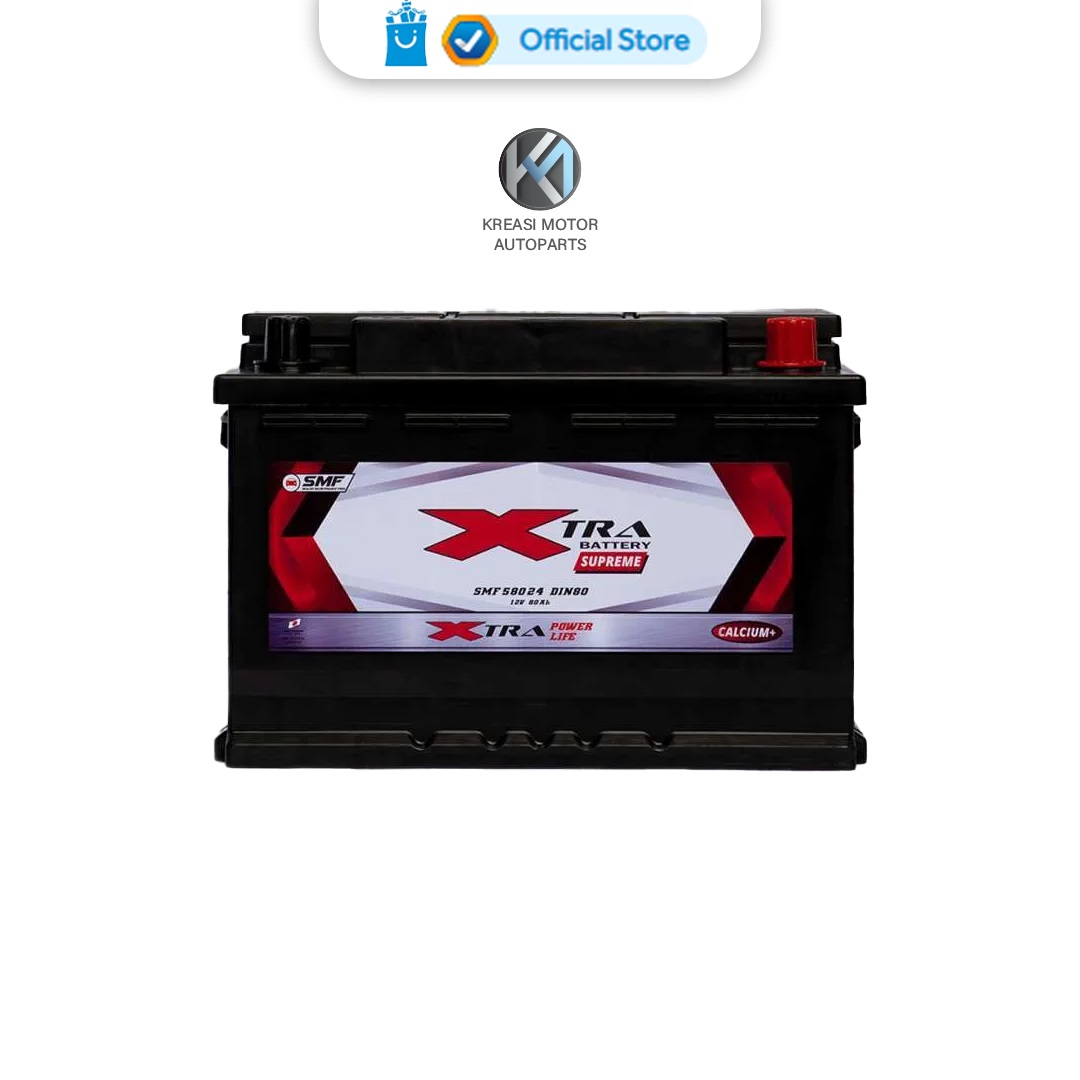Promo XTRA SUPREME SMF 58024 / LN 4 - AKI KERING DIN TYPE PAJERO