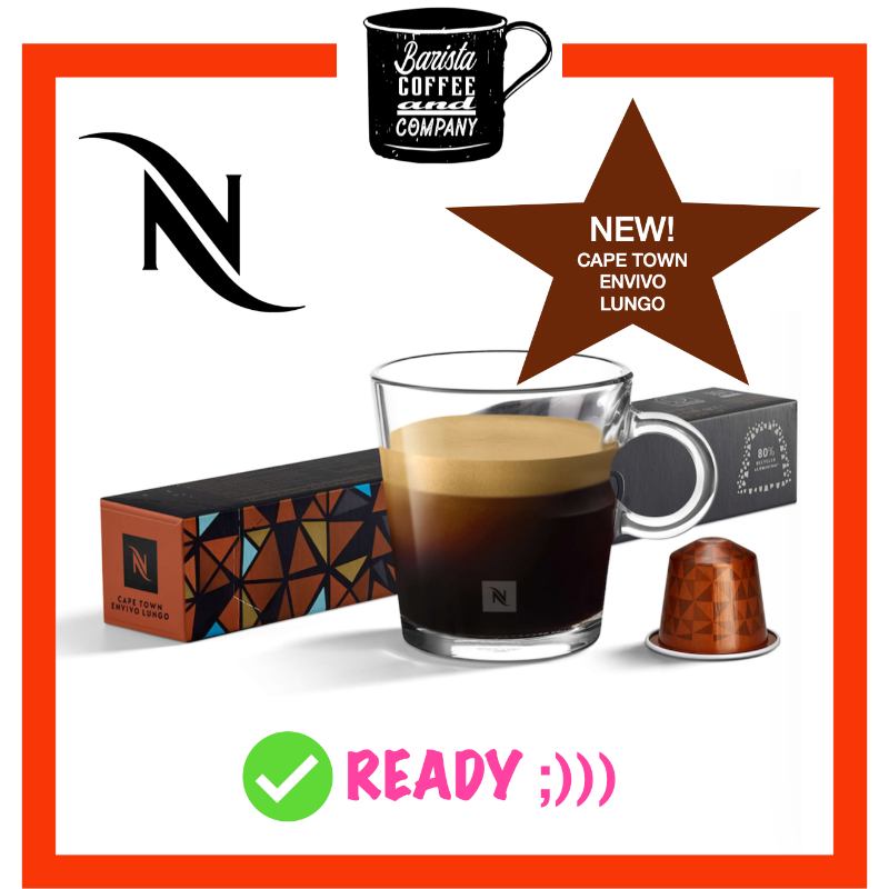 Jual CAPE TOWN ENVIVO LUNGO Nespresso Coffee Capsules Kapsul Kopi di