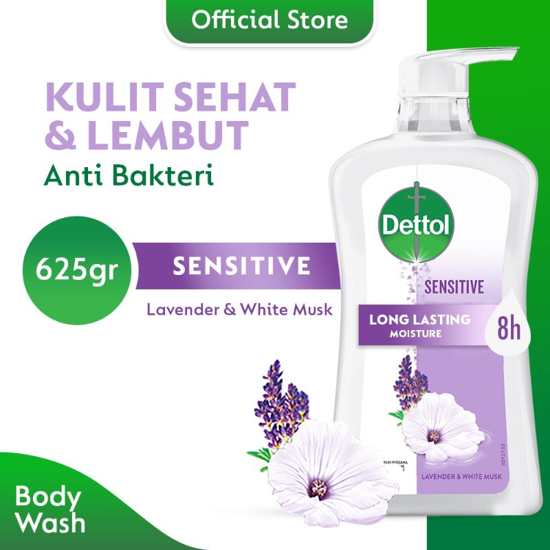 Promo Dettol Bottle Sensitive Body Wash [625 mL] Diskon 5 di Seller