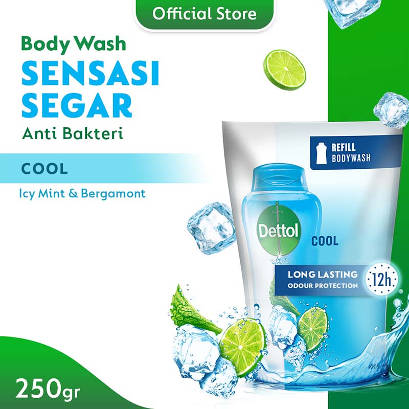 Jual Dettol Pouch Cool Sabun Mandi [250 gr] Online