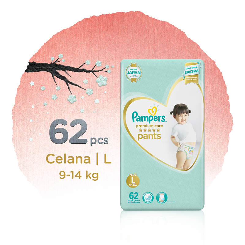 Jual Pampers Premium Care Pants L Popo   k Bayi [62 Pcs
