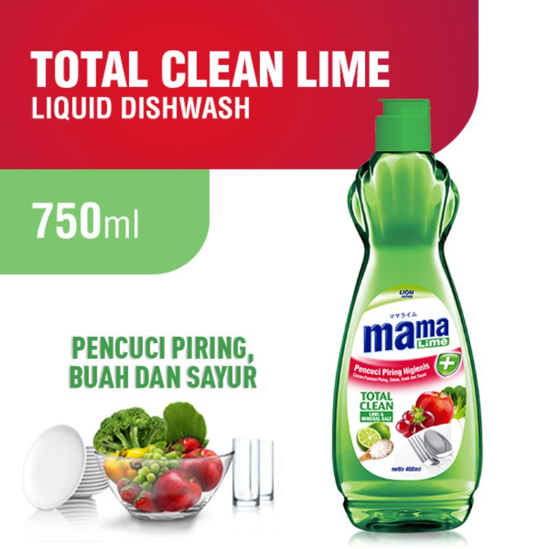 Jual Mama Lime Anti Bacteria Total Clean Lime Botol [750 mL] 18318 di