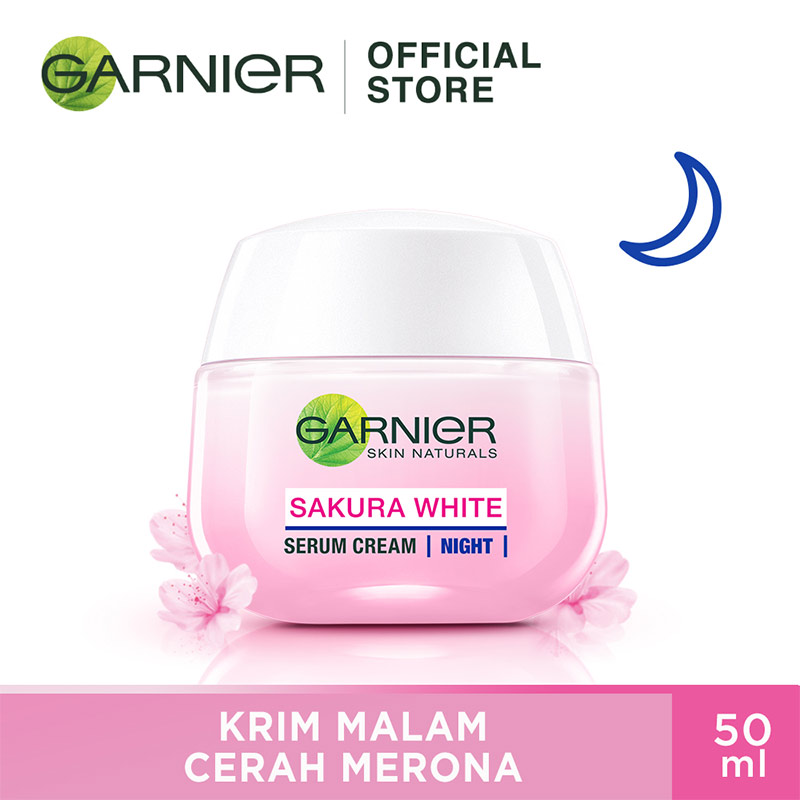 sakura white night cream