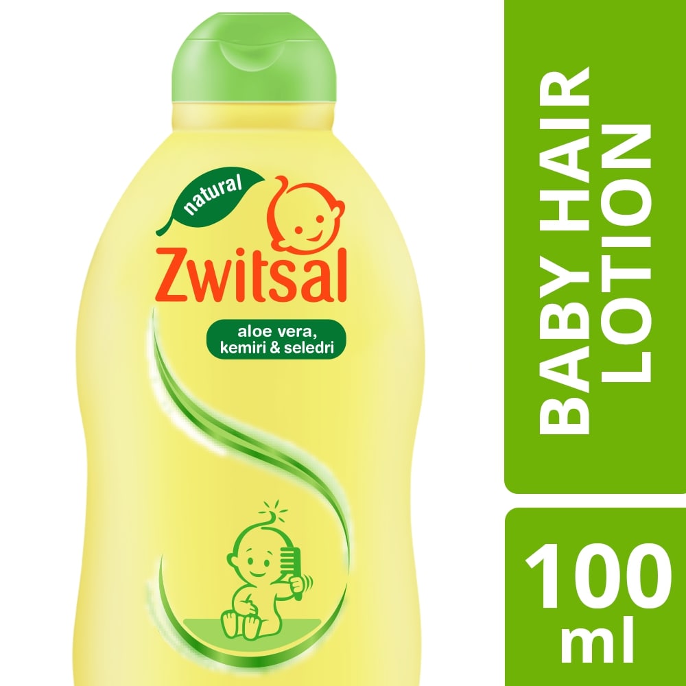 Jual Zwitsal Baby Hair Lotion Aloe Vera, Kemiri Seledri 100ml